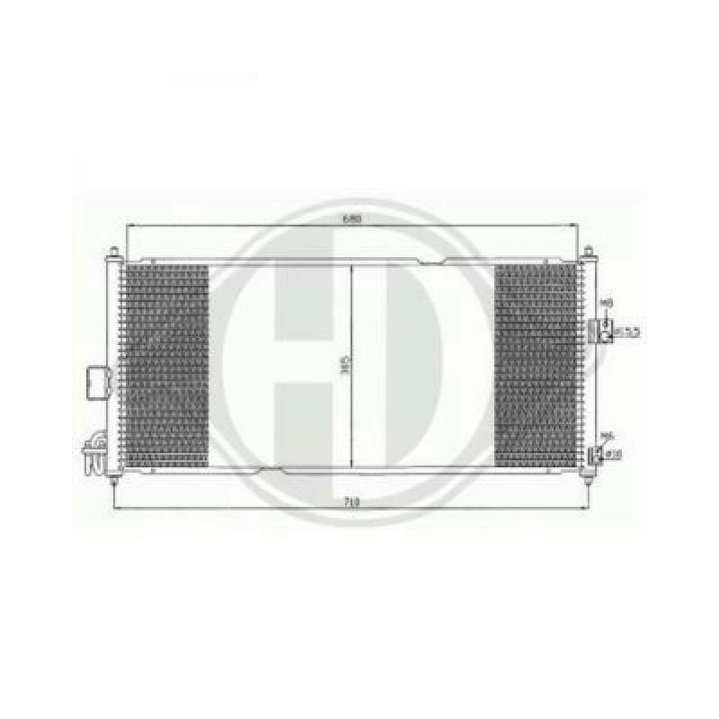 DIEDERICHS Condenser, air conditioning