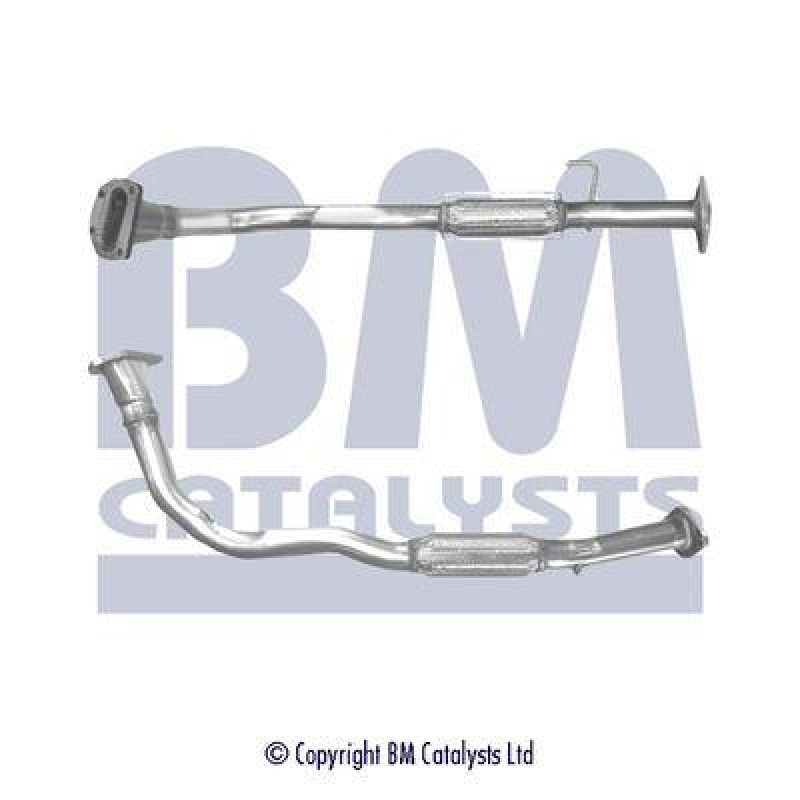 BM Catalysts Abgasrohr Vorne passend für Fiat Doblo Kasten Großrau...