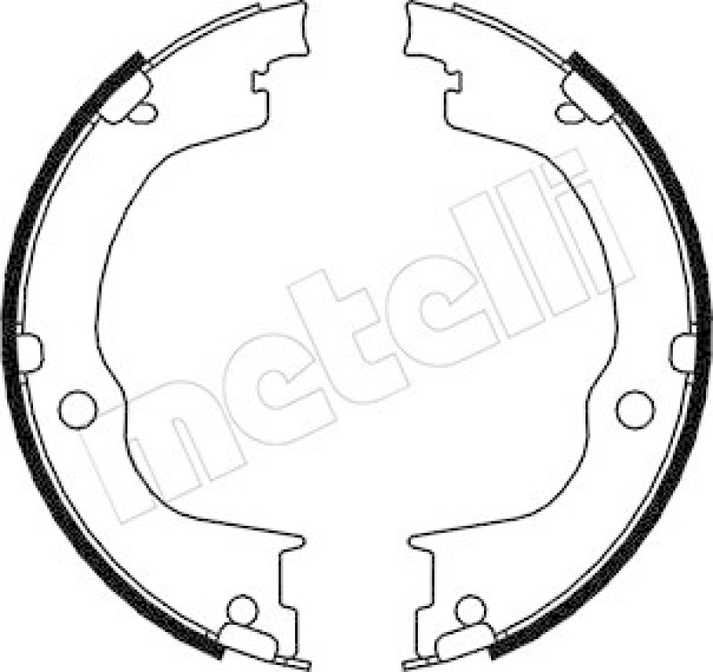 METELLI Bremsbackensatz, Feststellbremse