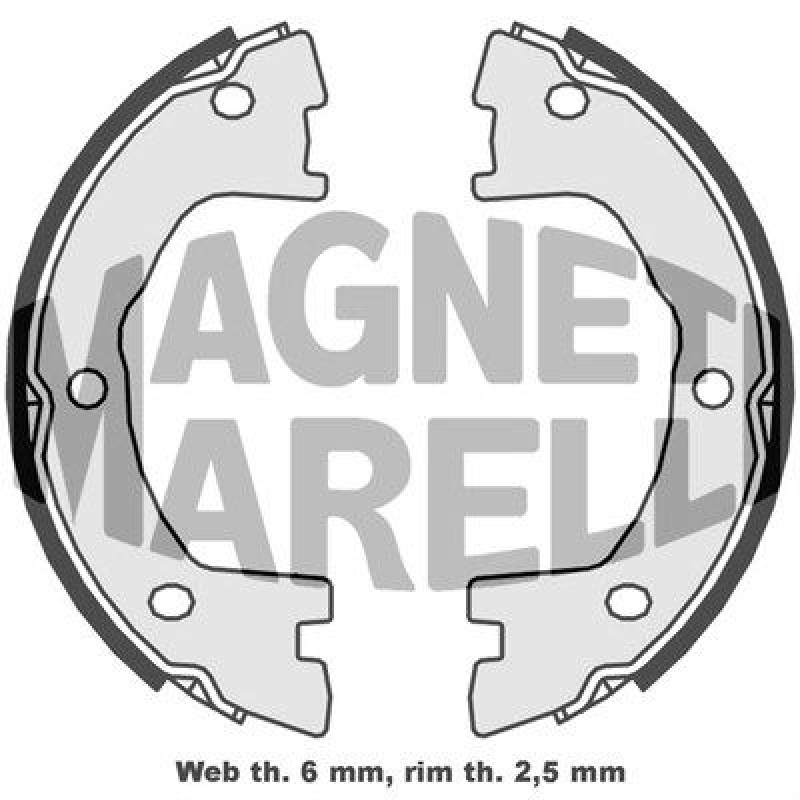 MAGNETI MARELLI Brake Shoe