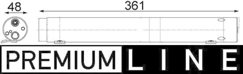 MAHLE Trockner, Klimaanlage PREMIUM LINE AD 95 000P