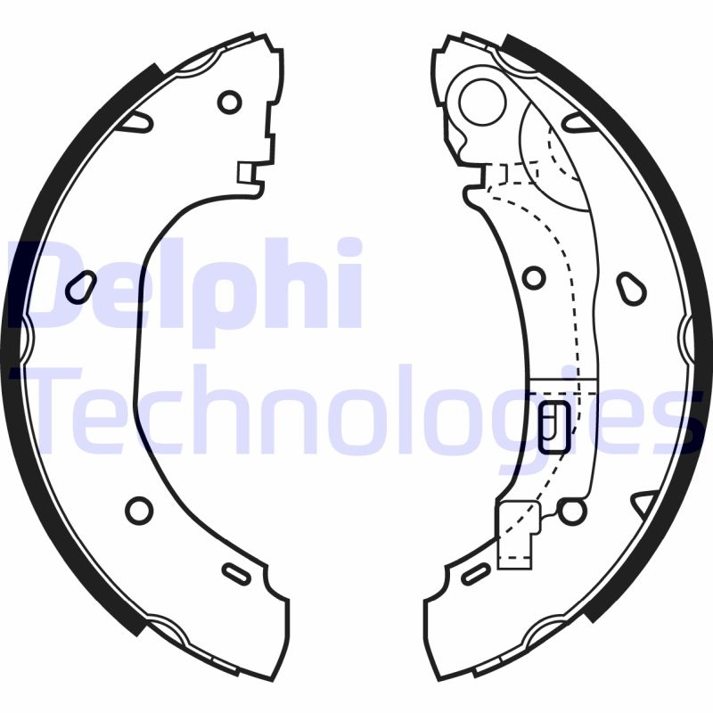 DELPHI Bremsbackensatz