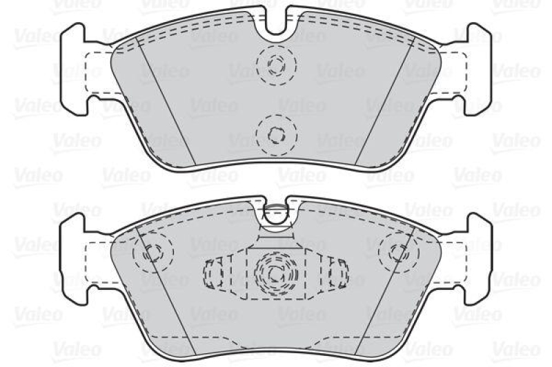 VALEO Bremsbelagsatz, Scheibenbremse ESSENTIAL 302050