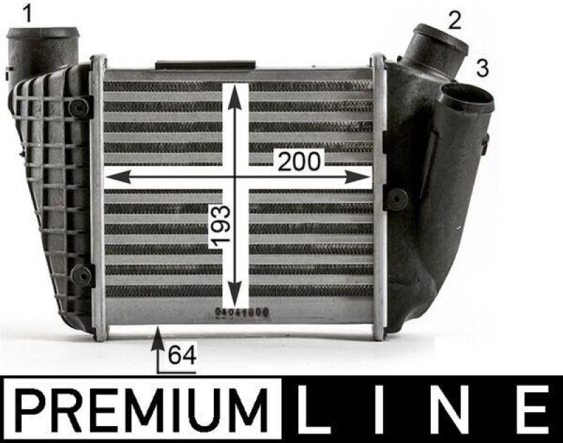 MAHLE Intercooler, charger BEHR *** PREMIUM LINE ***