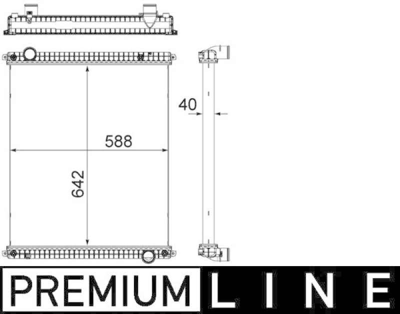 MAHLE K&uuml;hler, Motork&uuml;hlung BEHR *** PREMIUM LINE *** CR 380 000P