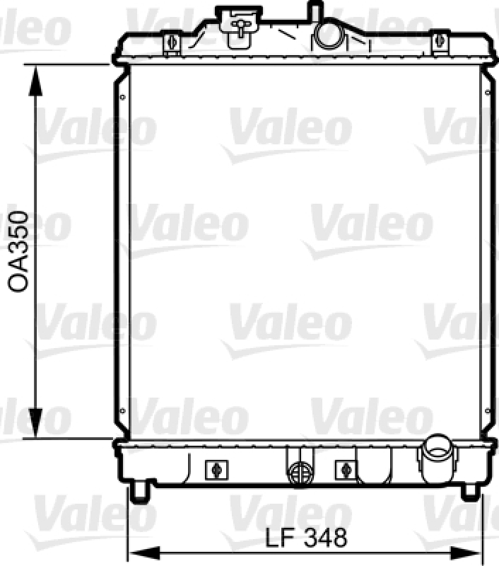 VALEO Kühler, Motorkühlung 734117