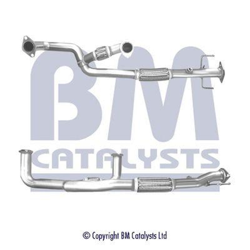 BM Catalysts Abgasrohr Auspuffanlage Vorne passend für Mitsubishi FTO Co...