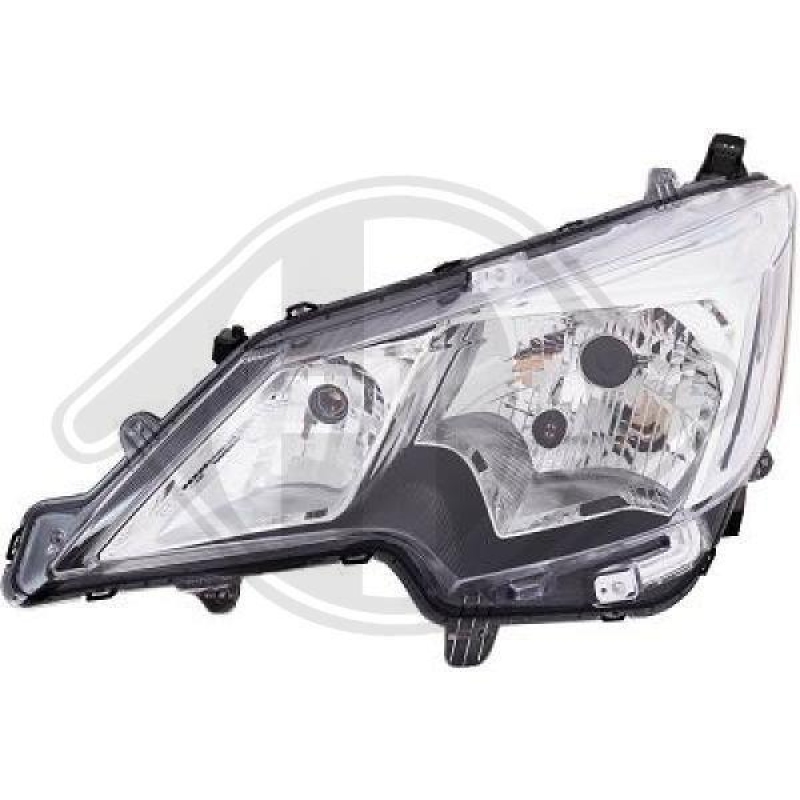 1x Diederichs Hauptscheinwerfer H4 Links passend für Mitsubishi Space St...