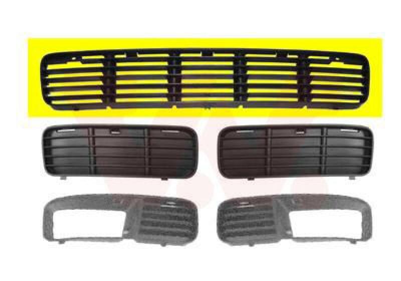 VAN WEZEL Ventilation Grille, bumper ** Equipart **
