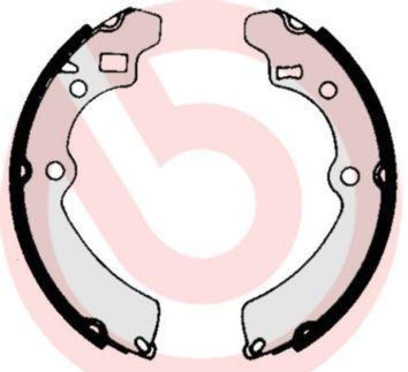 Brembo K79003 Bremsbacken Kit /& Fit Bremsbackensatz vormontiert K 79 003