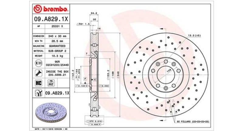MAGNETI MARELLI Bremsscheibe