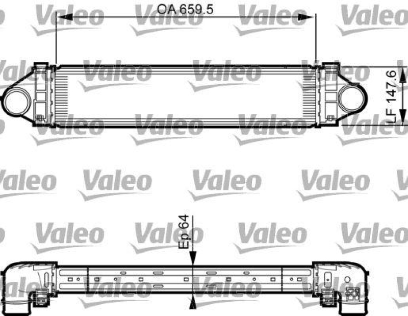 VALEO Intercooler, charger