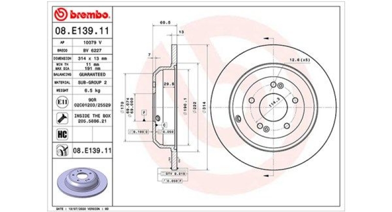 2x MAGNETI MARELLI Bremsscheibe