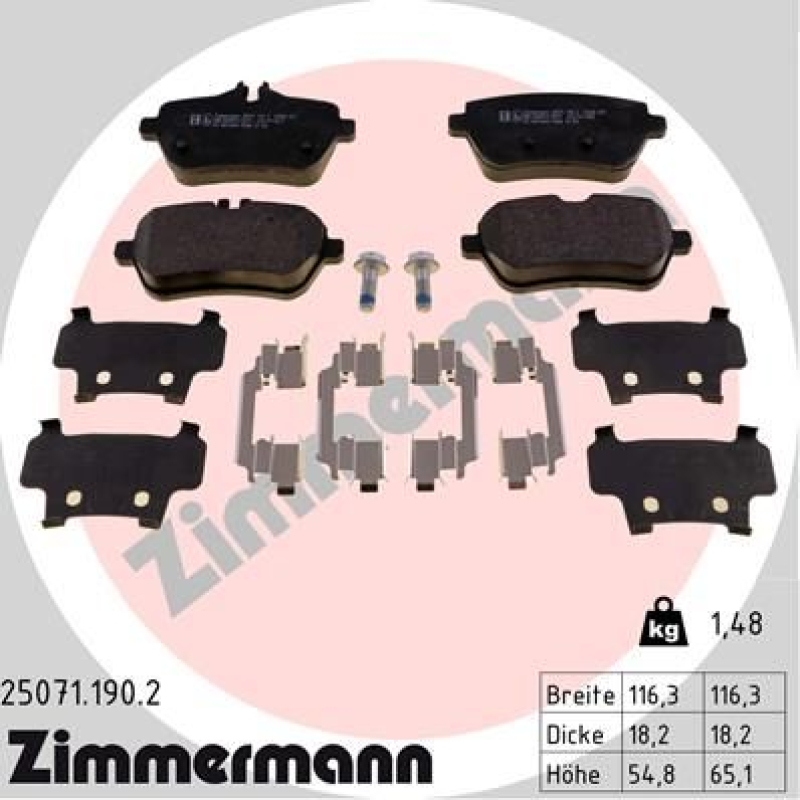 Zimmermann Bremsscheiben + Zimmermann Bremsbeläge