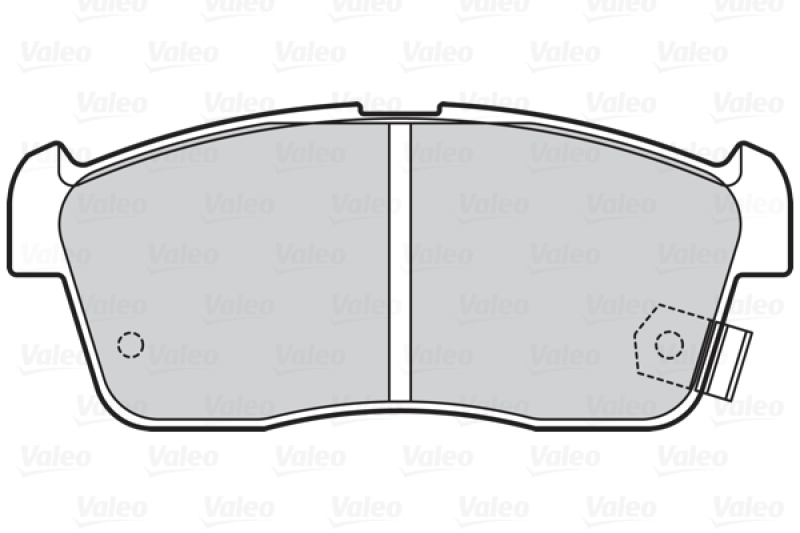 VALEO Brake Pad Set, disc brake FIRST