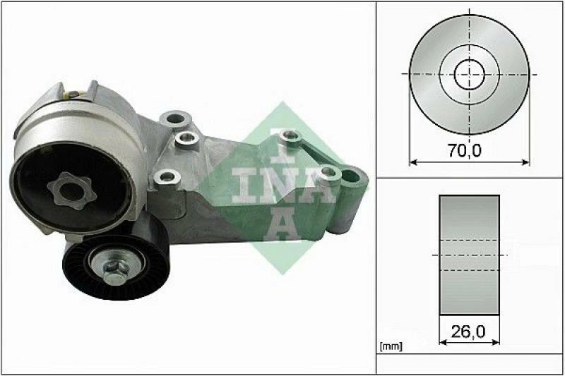 INA Tensioner Lever, v-ribbed belt