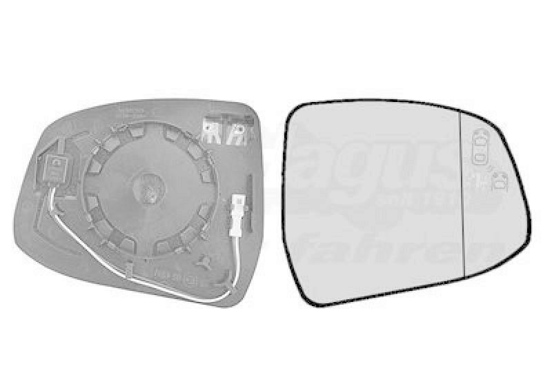 VAN WEZEL Spiegelglas, Au&szlig;enspiegel * HAGUS *