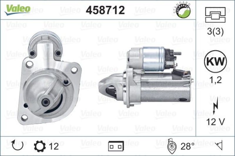 VALEO Starter VALEO RE-GEN REMANUFACTURED