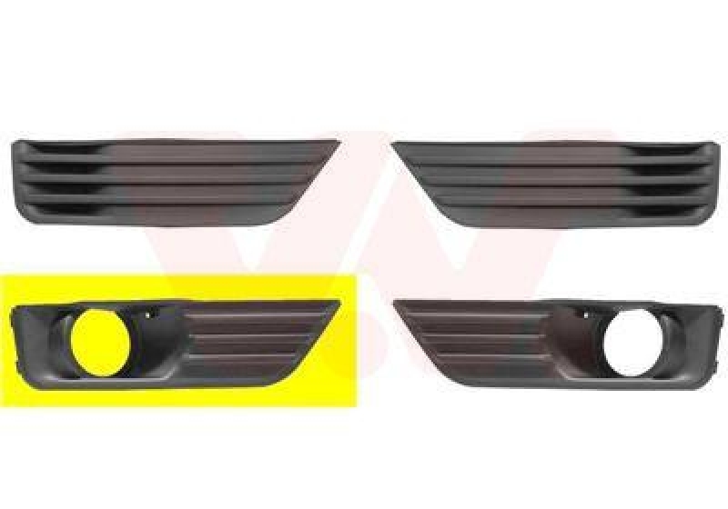 VAN WEZEL Ventilation Grille, bumper ** Equipart **