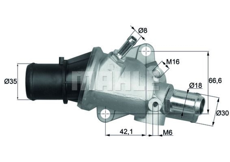 MAHLE Thermostat für Kühlmittel / Kühlerthermostat BEHR