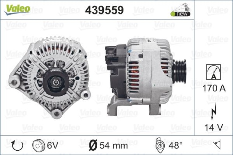 VALEO Alternator VALEO ORIGINS NEW