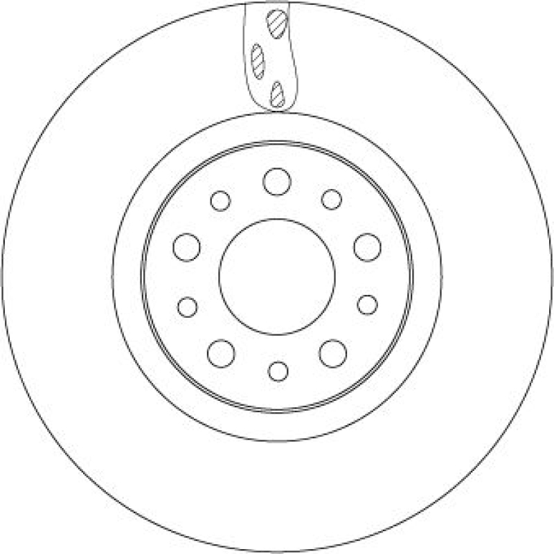 2x TRW Bremsscheibe DF6933