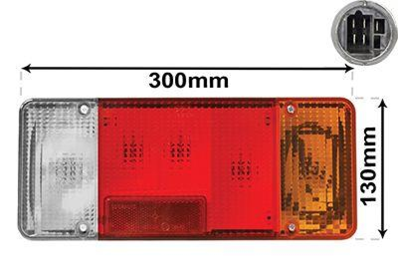 VAN WEZEL Combination Rearlight