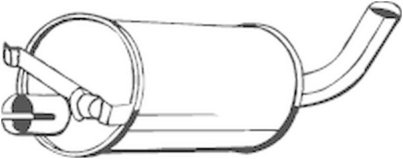 BOSAL Middle Silencer