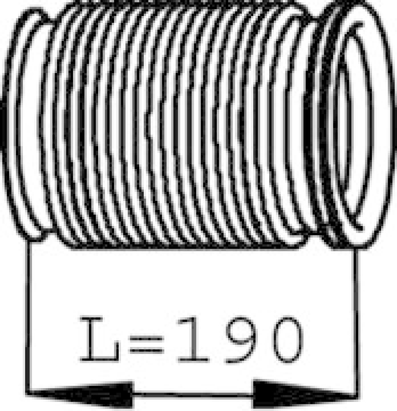 DINEX Corrugated Pipe, exhaust system