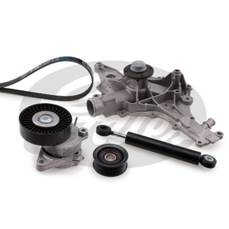 GATES Water Pump + V-Ribbed Belt Set Micro-V® Kit