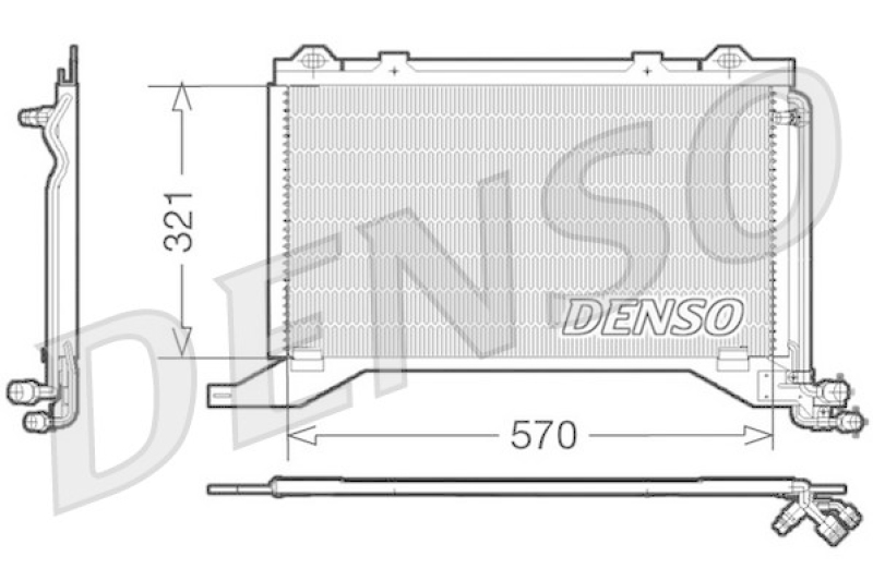 DENSO Condenser, air conditioning