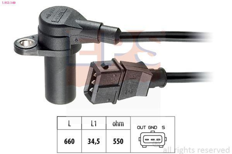 EPS Impulsgeber, Kurbelwelle Made in Italy - OE Equivalent
