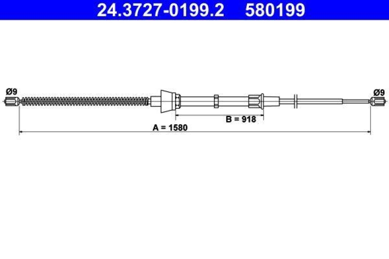 ATE Cable, parking brake
