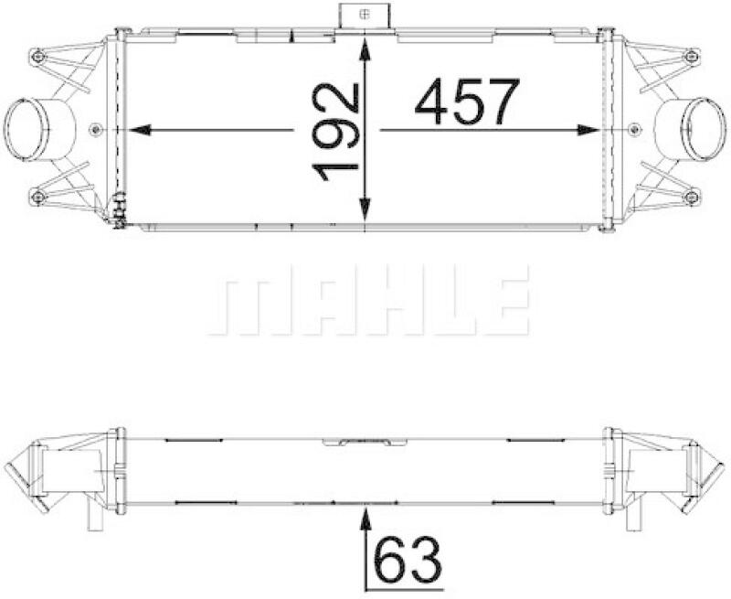 MAHLE Ladeluftkühler BEHR