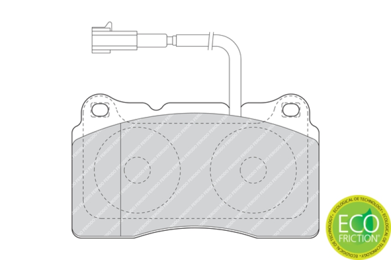 FERODO Brake Pad Set, disc brake PREMIER ECO FRICTION