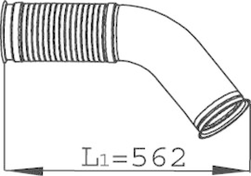 DINEX Exhaust Pipe