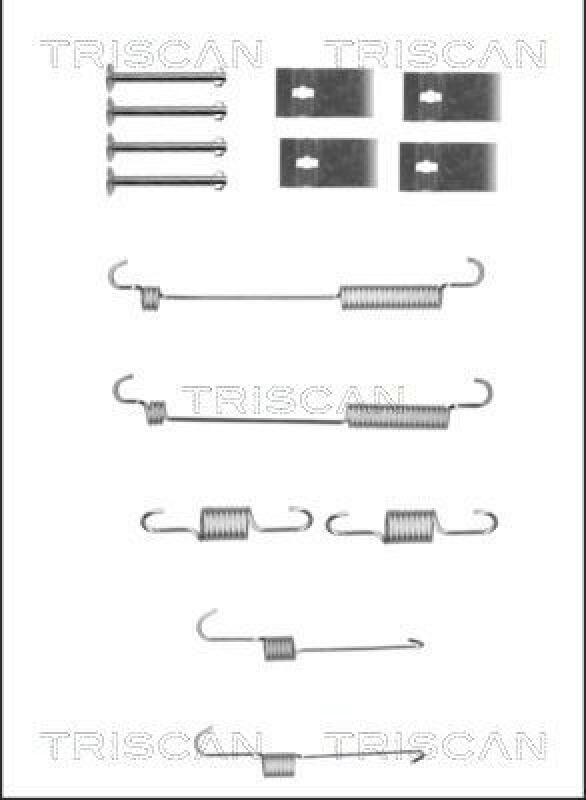 TRISCAN Accessory Kit, brake shoes