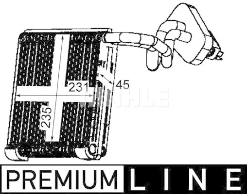 MAHLE Verdampfer, Klimaanlage BEHR *** PREMIUM LINE *** AE 111 000P