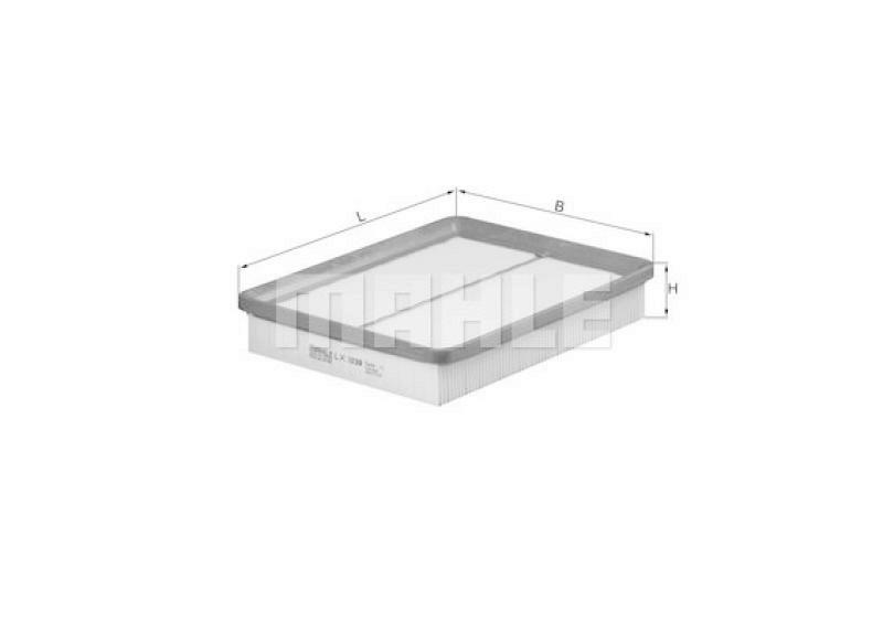 MAHLE ORIGINAL Luftfilter LX 1039