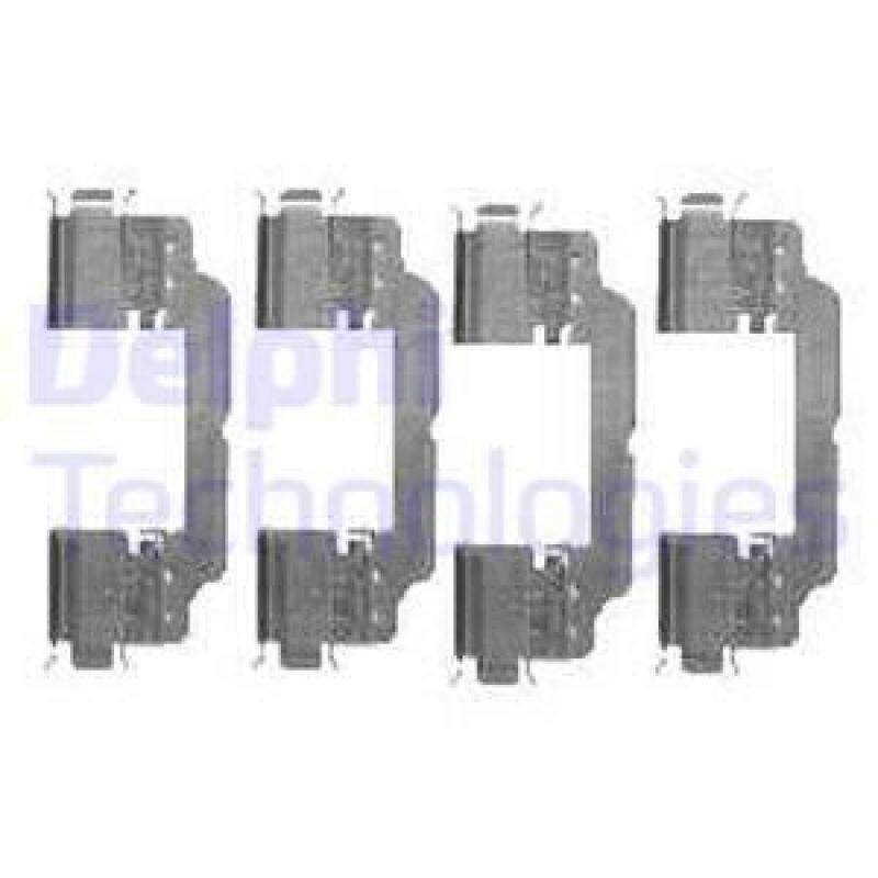 DELPHI Accessory Kit, disc brake pad