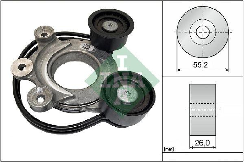 INA Belt Tensioner, V-ribbed belt