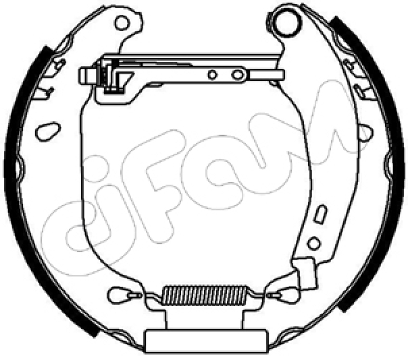 CIFAM Bremsbackensatz Vermontierter kit