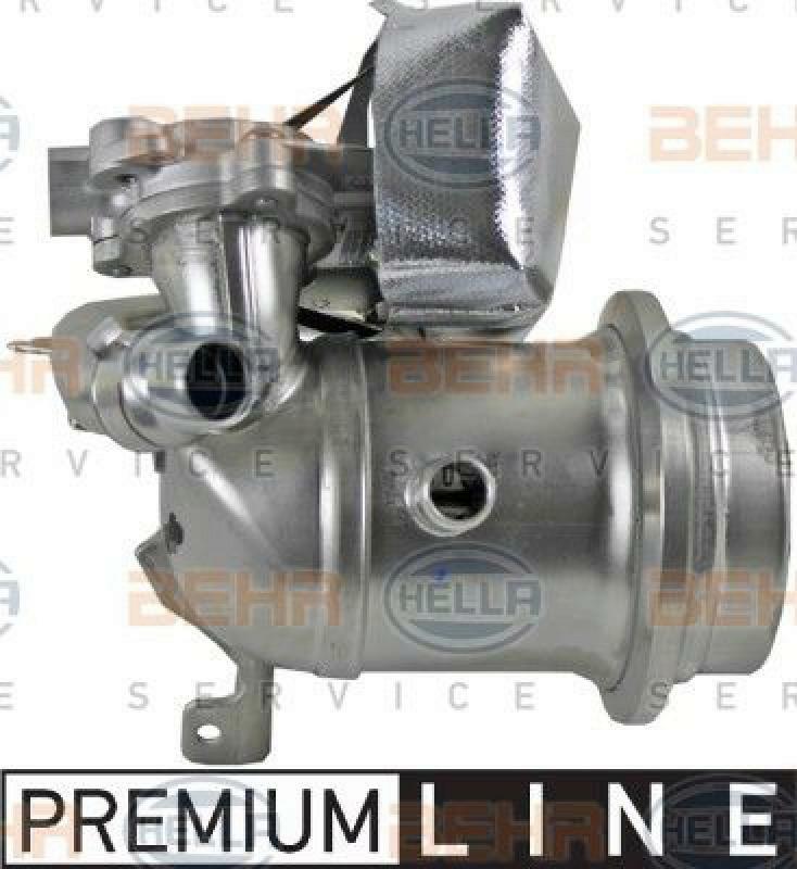 HELLA Cooler, exhaust gas recirculation BEHR HELLA SERVICE *** PREMIUM LINE ***