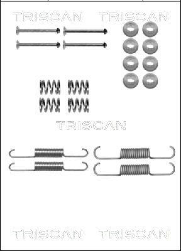 TRISCAN Zubeh&ouml;rsatz, Feststellbremsbacken 8105 432007
