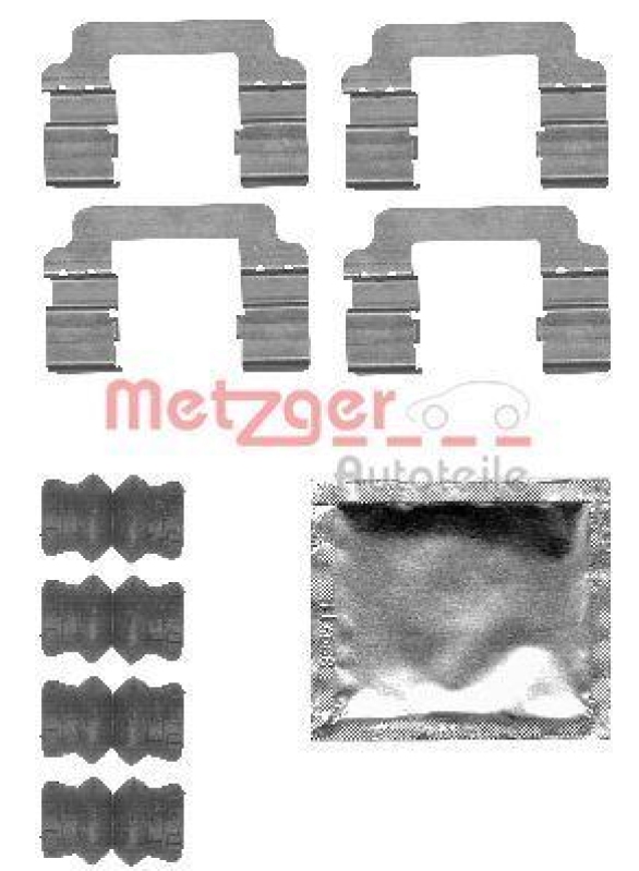 METZGER Accessory Kit, disc brake pad