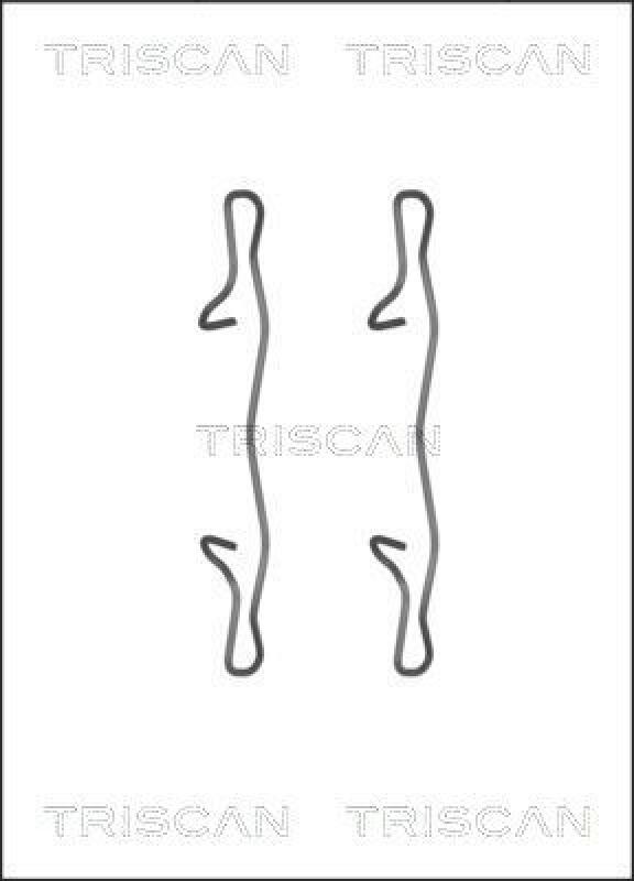 TRISCAN Accessory Kit, disc brake pad