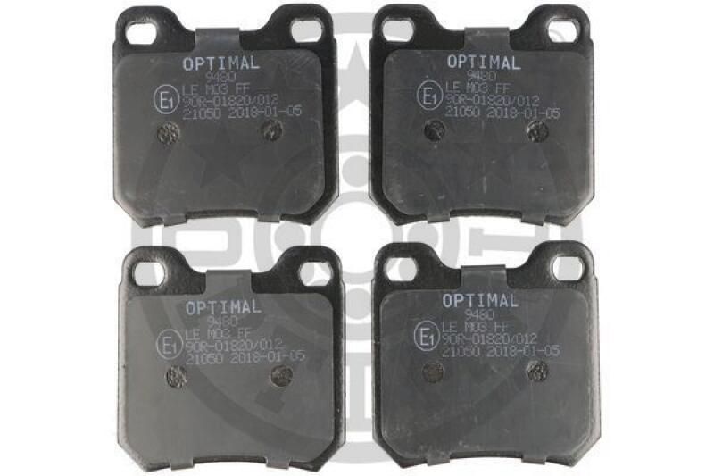 OPTIMAL Brake Pad Set, disc brake