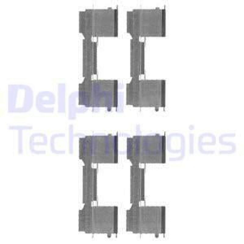 DELPHI Accessory Kit, disc brake pad