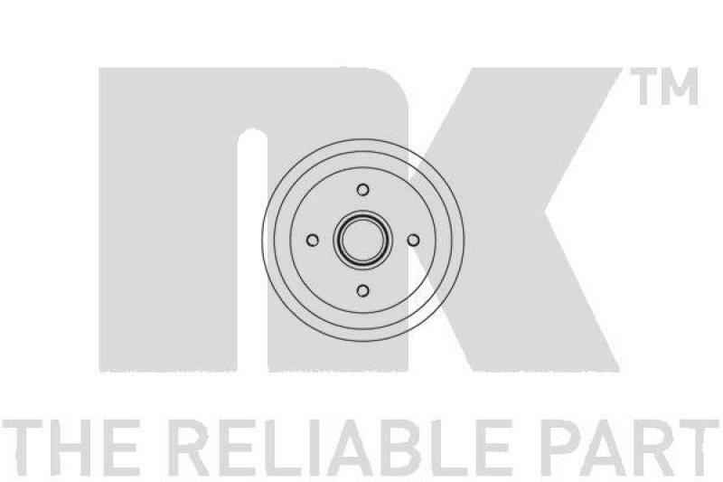 2x NK Bremstrommel 252539
