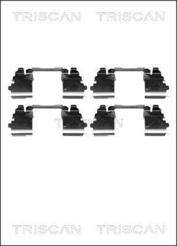 TRISCAN Accessory Kit, disc brake pad